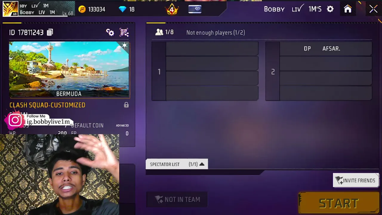 FREE FIRE LIVE STREAM 💀 BOBBY IS LIVE #KICK #FREEFIRE