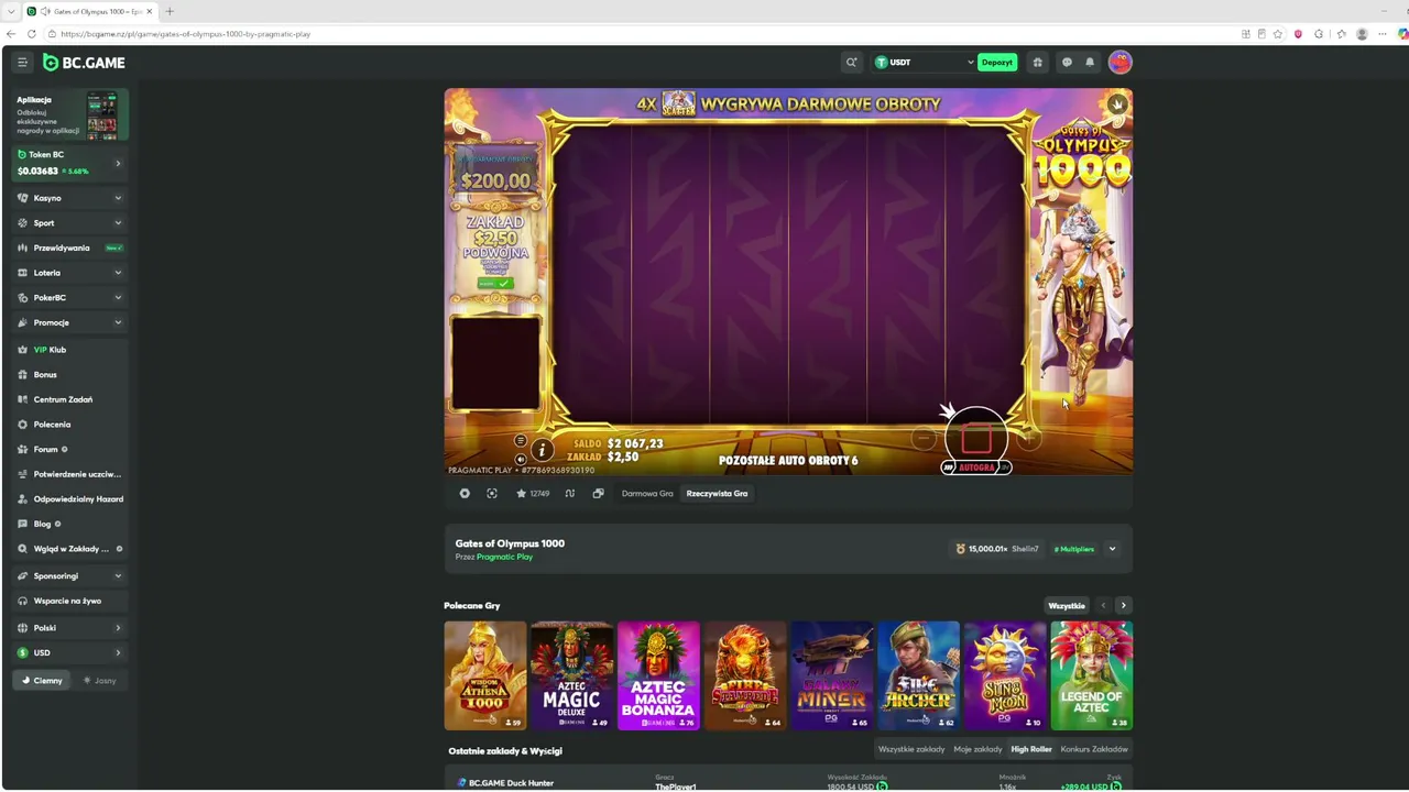 🔥 NA ŻYWO Z BC.GAME: MEGA BONUS BUY I POLOWANIE NA MNOŻNIKI! !bcgame
