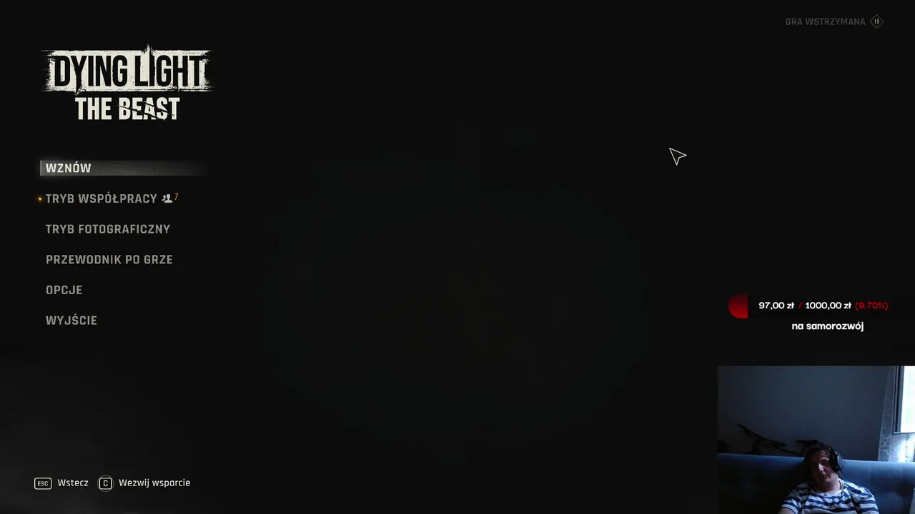 Dying Light the beast Gine=zaczynam od nowa