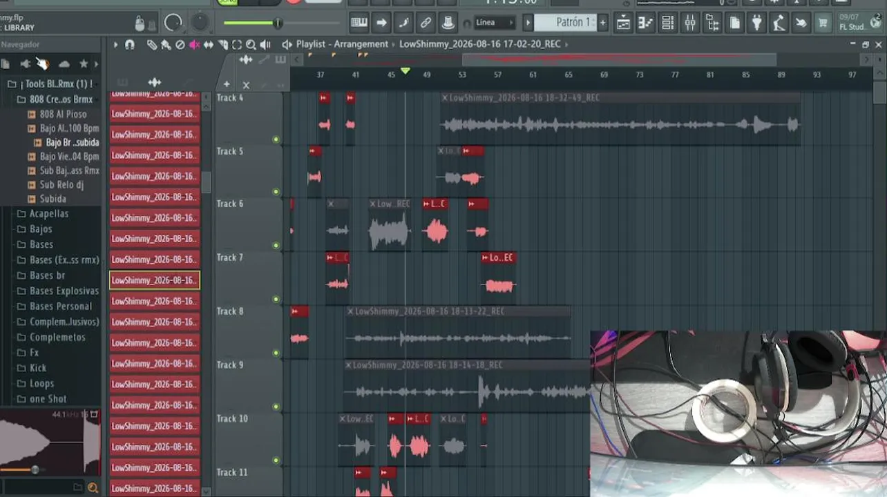 FL STUDIO CON LOW JEANZ COLO PRODUCIENDO