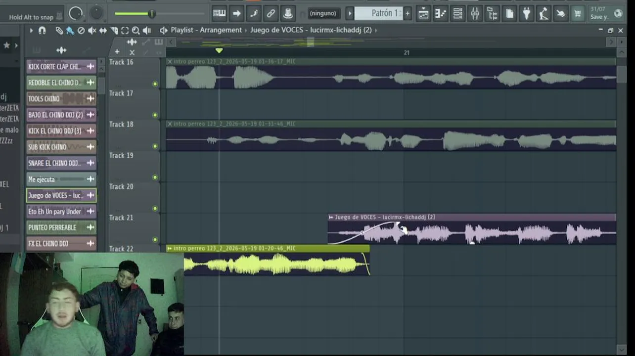 FL STUDIO CON LOW JEANZ COLO PRODUCIENDO