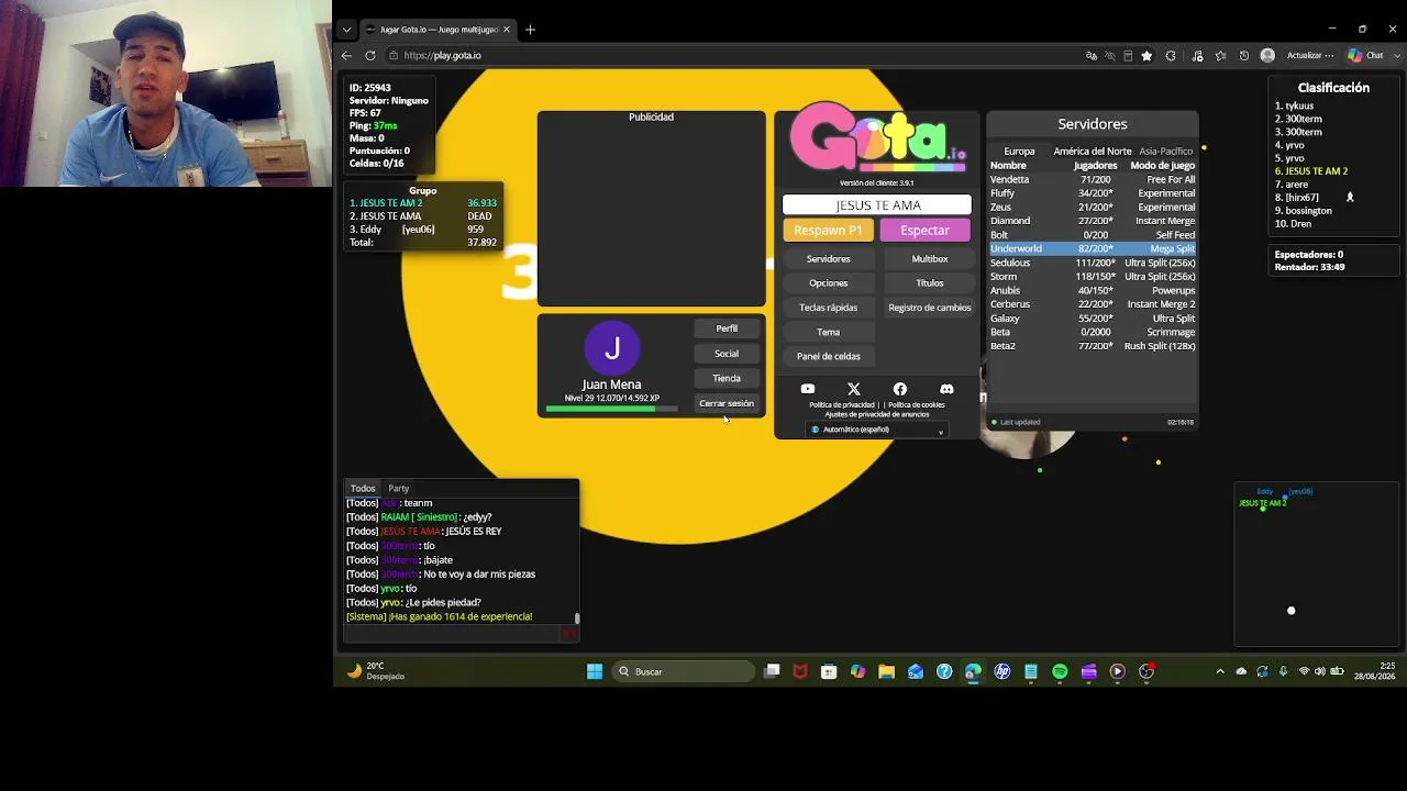 My first stream.