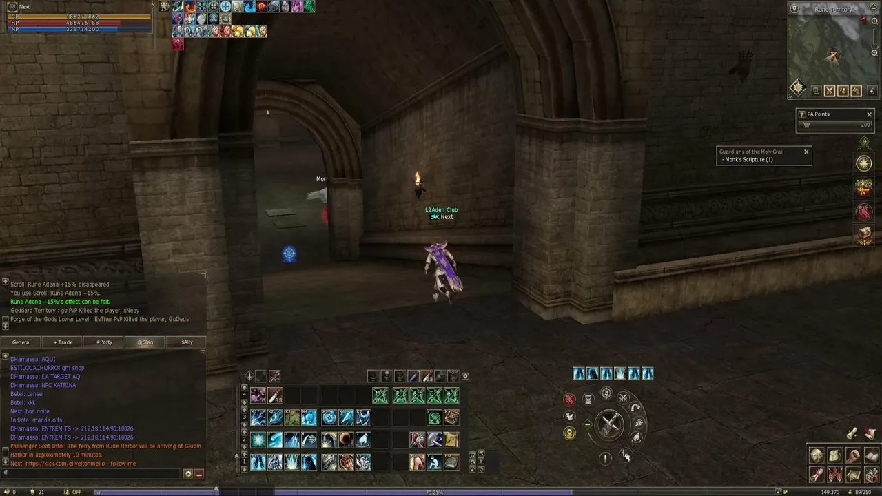 LINEAGE II  

START  07/08/27 L2 ADEN - BORA QUEM CURTE L2 

SERVER COM PING OTIMO SERVER BR 
PVP - FARM - RESENHA