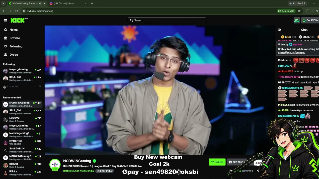 BGMS WATCHPARTY WITH ADARSH !
