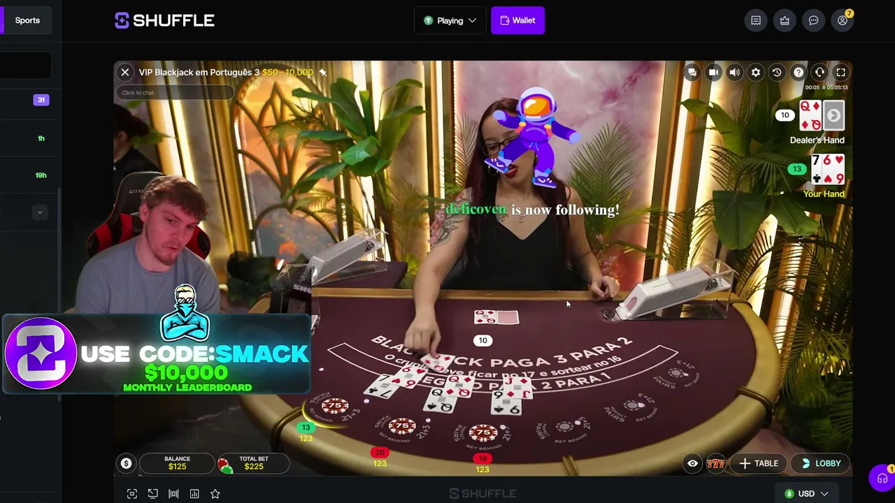 Late Night Gamba. 1.5k Start 10.5k Monthly Shuffle Leaderboards. Smackdowness.com $50-$100 stream givy
