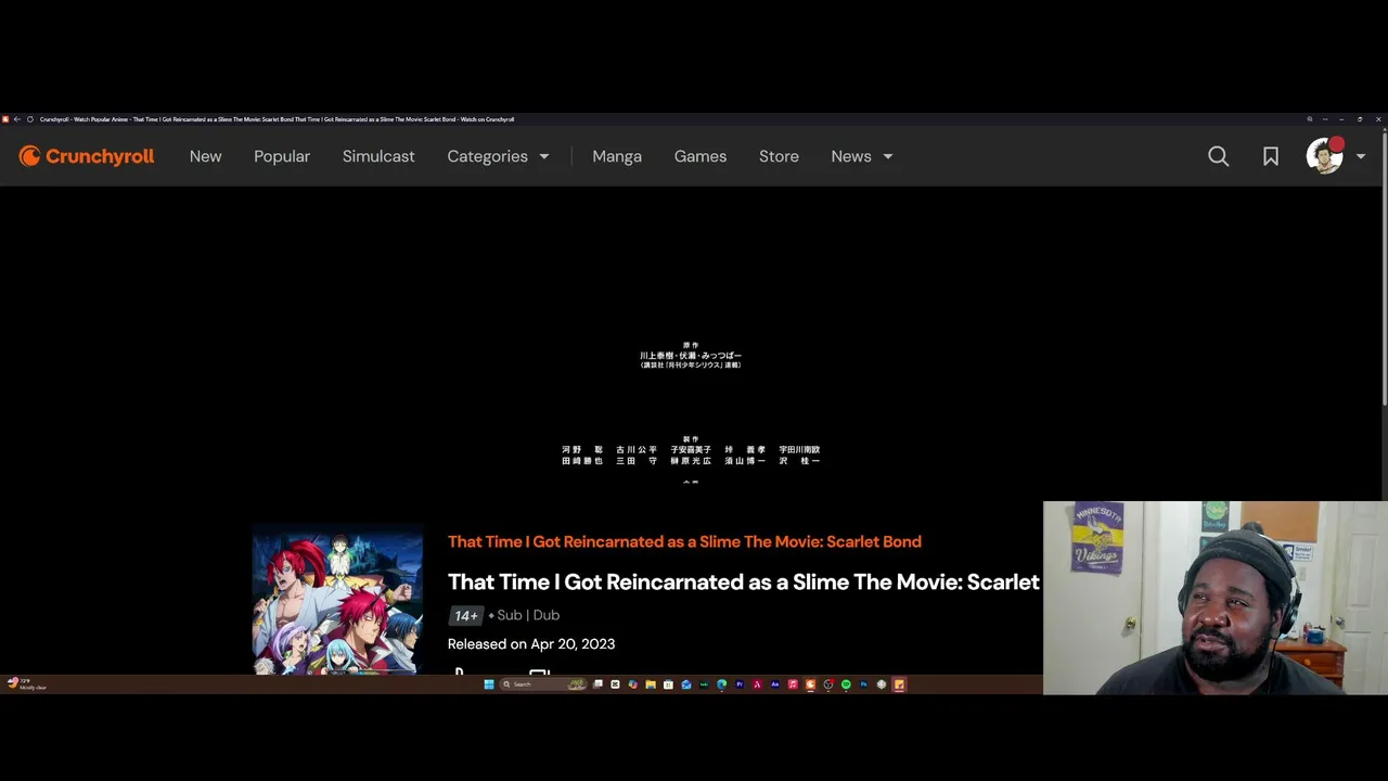 Time for anime Mondays...MOVIE TIMMEE!!!