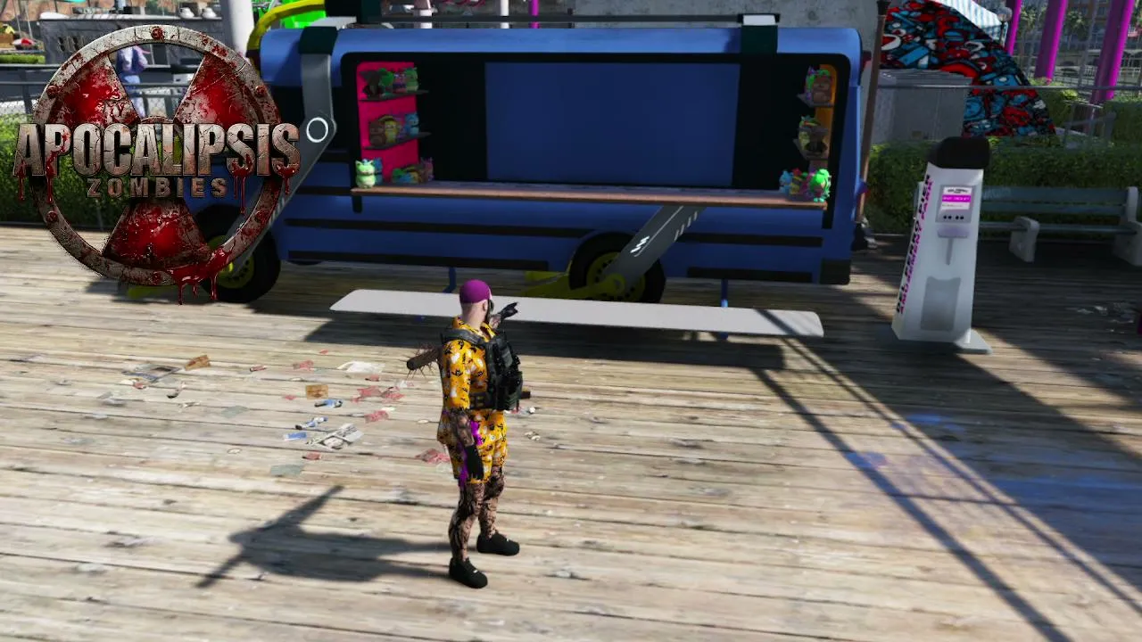 APOCALIPSIS ZOMBIE , Hoy Andamos chilin farmeando i dando plomo