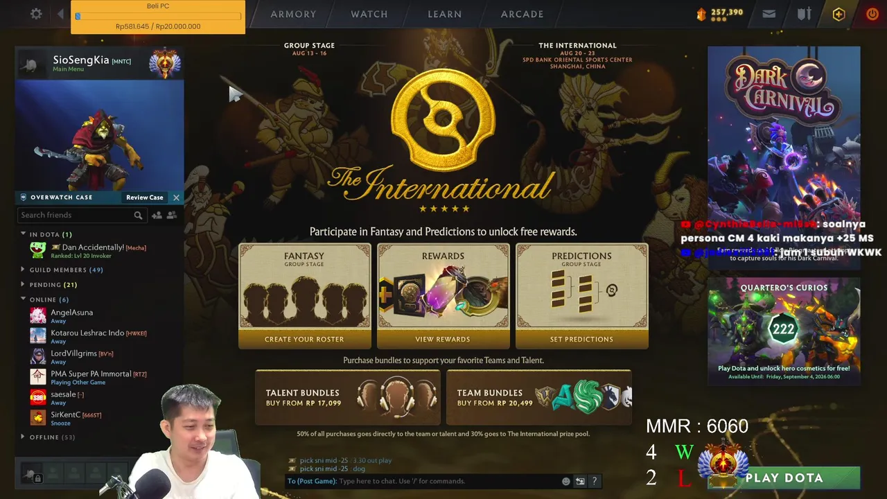 🔴 MMR DI ADJUST ??? TEST KEKUATAN LAPTOP , MASIH KUAT LIVE ATAU GAK 🙏 GRINDING KE MMR : 8.500 ❗❗❗
