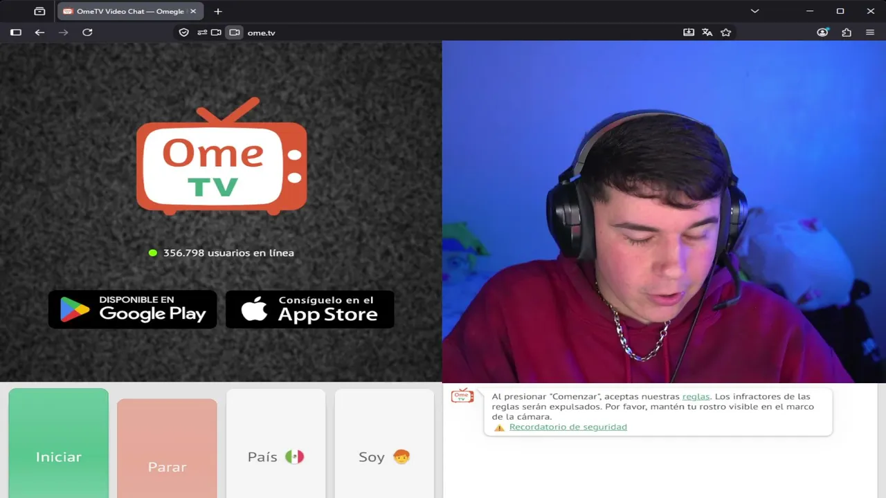 UN RATO DE CACHONDEO EN OMETV + 18