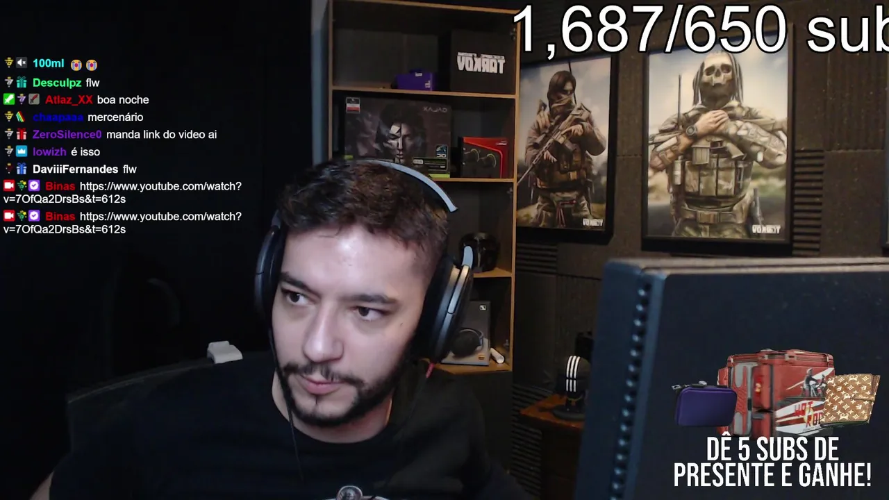 !drops✅PERMANENTE✅COM 5 SUBS😮E CAIXAS DE LOOT💰ASSISTINDO😀| !doctor !amazon