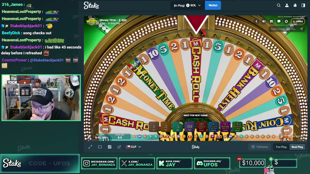 I AM COOKED.... | $100,000 IN !LEADERBOARDS + DOUBLE WEEKLY BONUS  CODE:UFOS 🎉 | !leaderboard !stake !stakeus