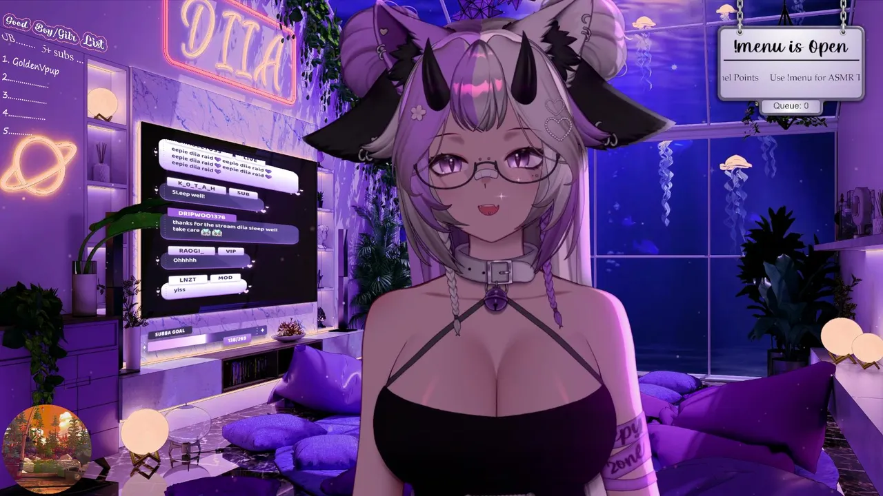 ASMR 3DIO💜 shhh... you're in the eepy zone