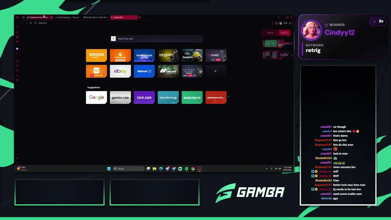 🟢 $2000 START 🟢 $1k Leaderboard 🟢 Double Weekly Bonuses🟢 20% Lossback 🟢 !gamba !discord