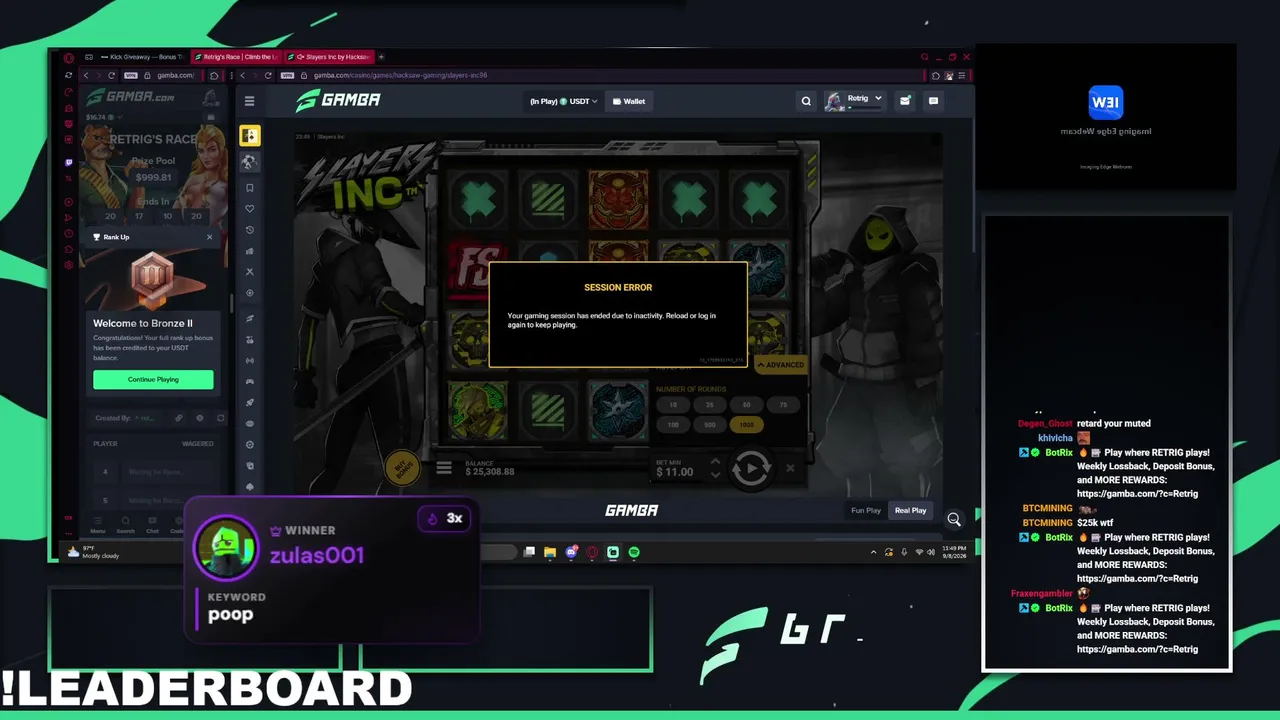 🟢 $600 START 🟢 $1k Leaderboard 🟢 Double Weekly Bonuses🟢 20% Lossback 🟢 !gamba !leaderboard