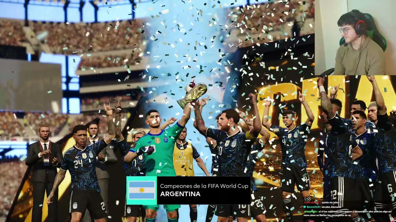 JUGAMOS EL MUNDIAL EN PES CON ARGENTINA!