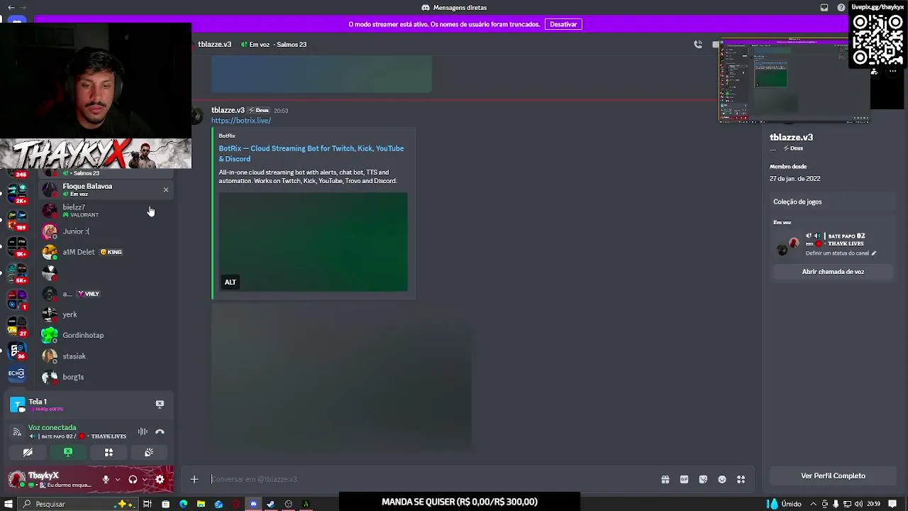 My first stream.
