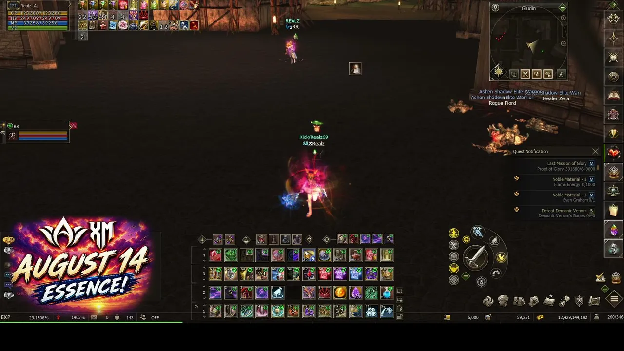 My first stream. https://arcane-world.net/