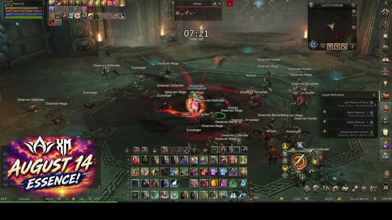 My first stream. https://arcane-world.net/