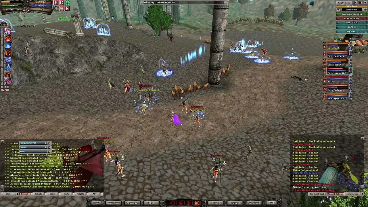 END KO MAGE EXP PK