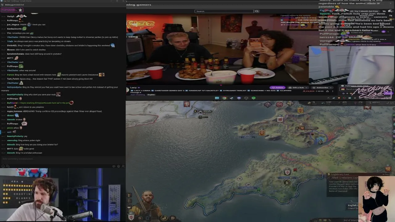 My first stream.