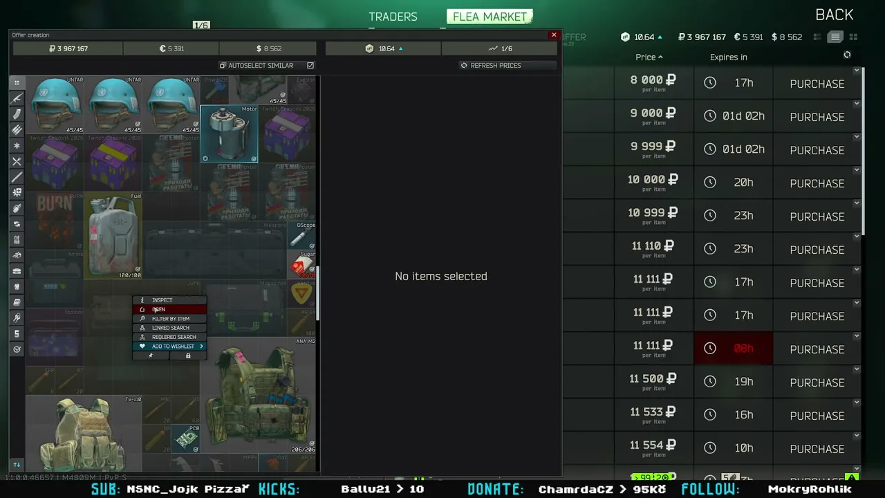 🎁 !PROMOKODY | Sezóna v Tarkovu, pokračujeme | BITBOT: ON