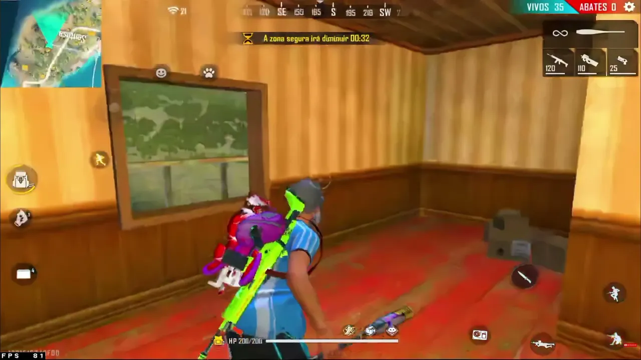 Hoje o Freefire ta quente