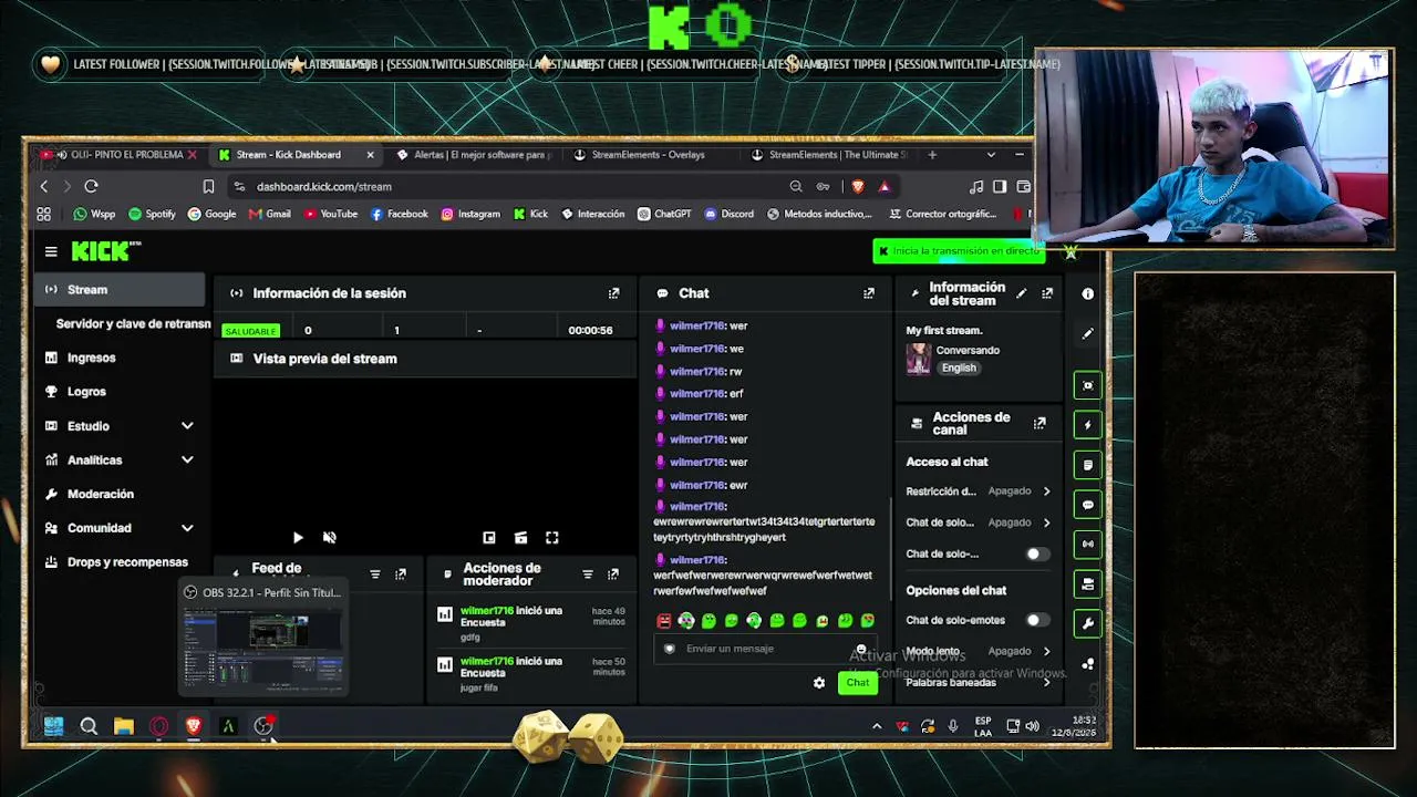 My first stream.
