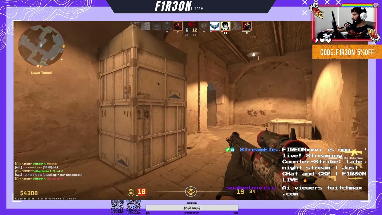 Just CHat and CS2 | F1R30N LIVE 🔥