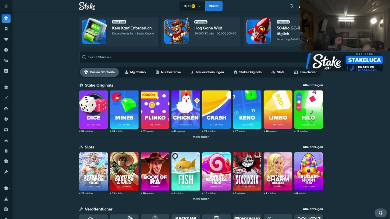 ⭐20€ Cash GRATIS! | STAKE.EU Partner