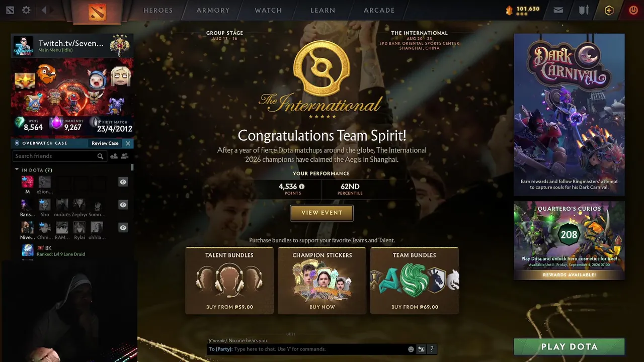 8k bracket wins! watch and support mga friends!
