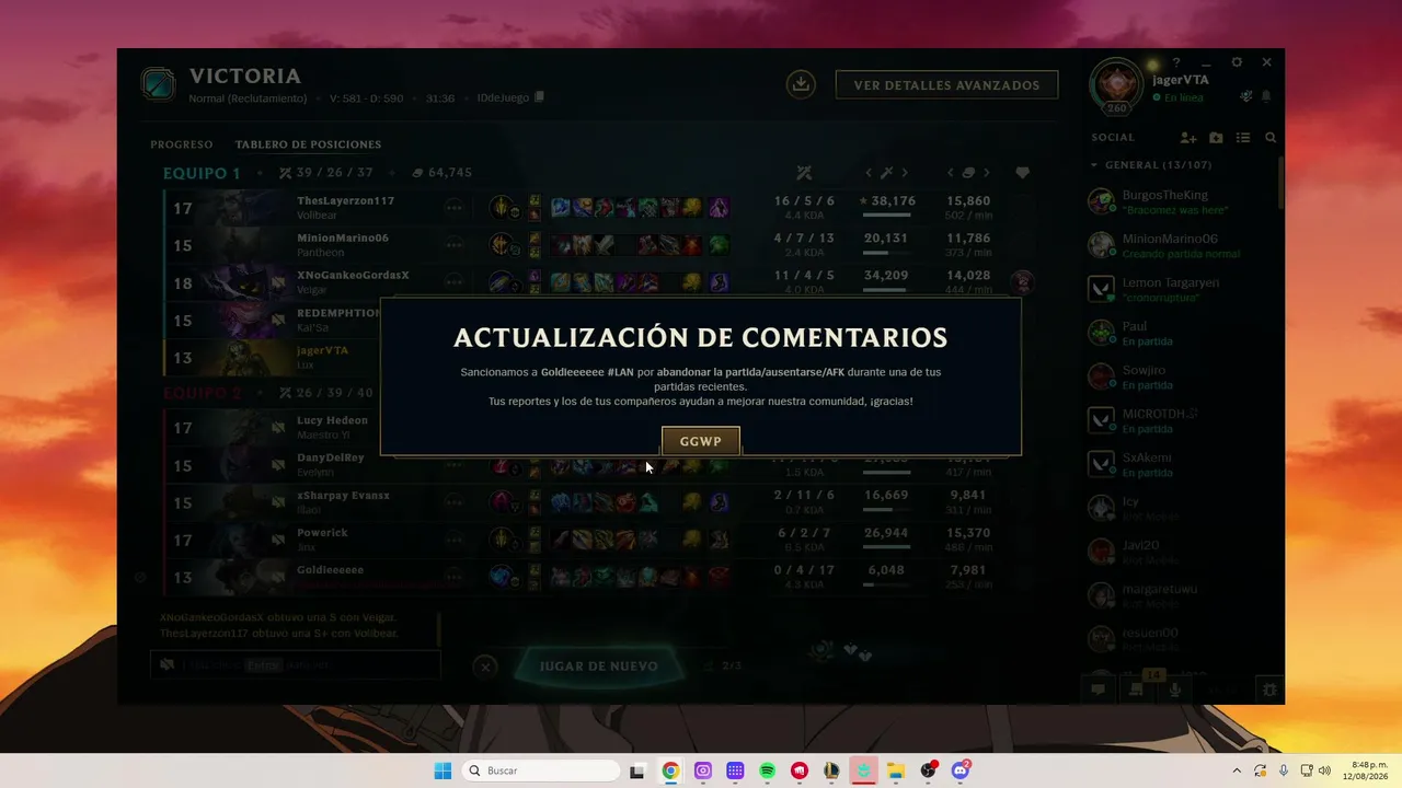 DIa 6 probando itero para subir de ELO soy Bronce. Solo 7 partidas al día xs
