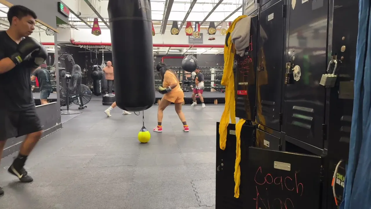 Entrenando Box !