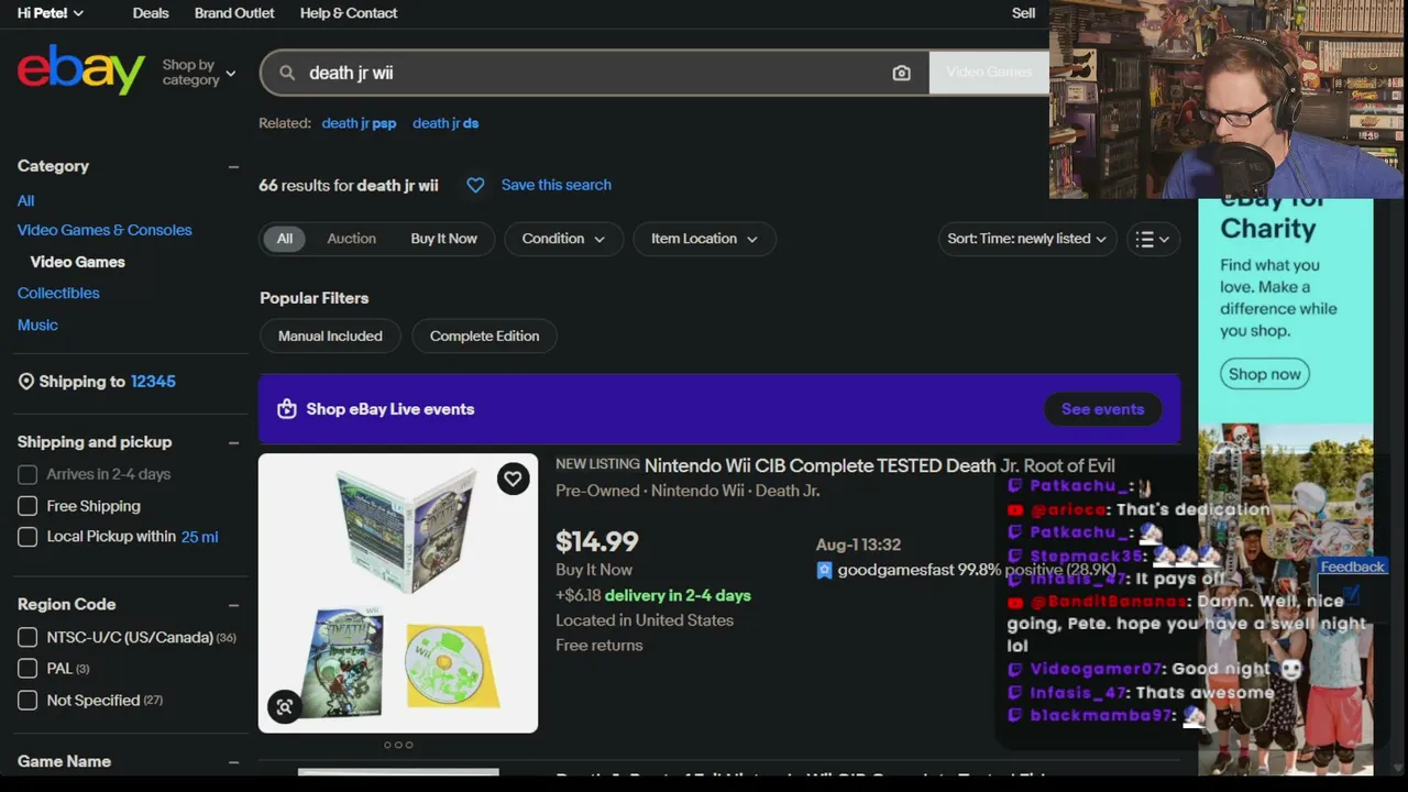 eBay Game Hunting