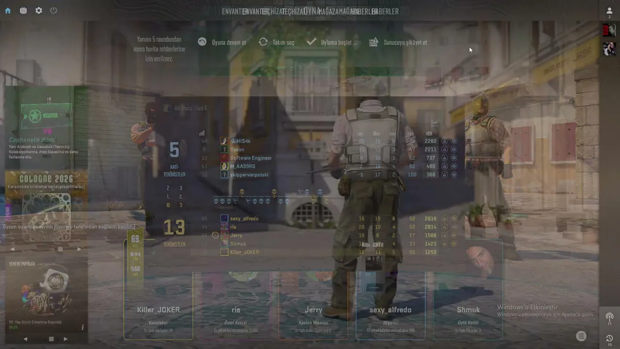 CS2 Ranked Da Yargı
