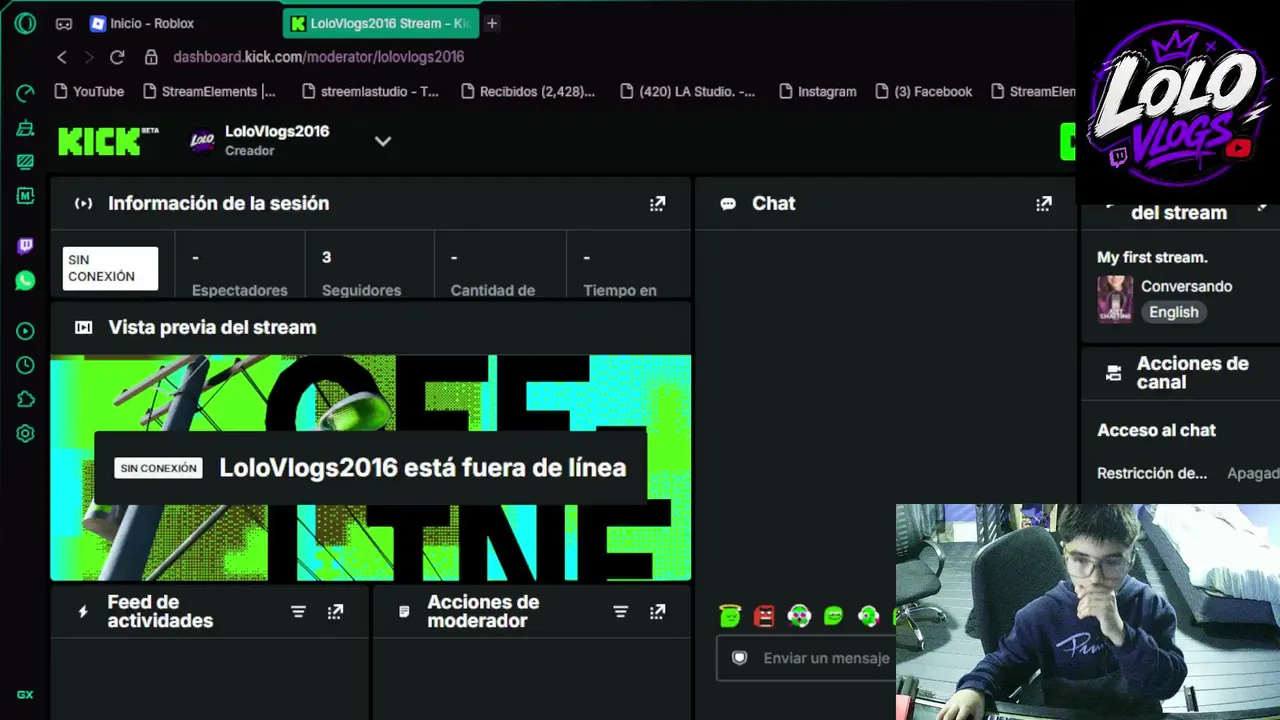 My first stream.