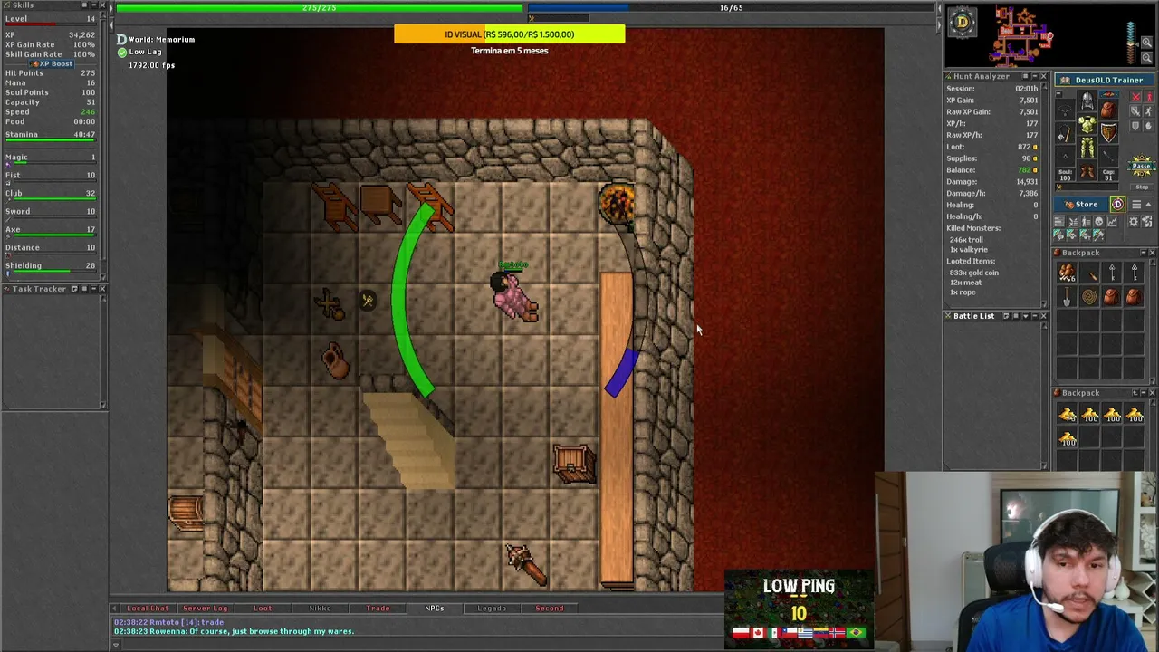 [DEUSOLD] CONHECENDO O FAMOSO TIBIA 7.4 | VAMOS POR MAIS