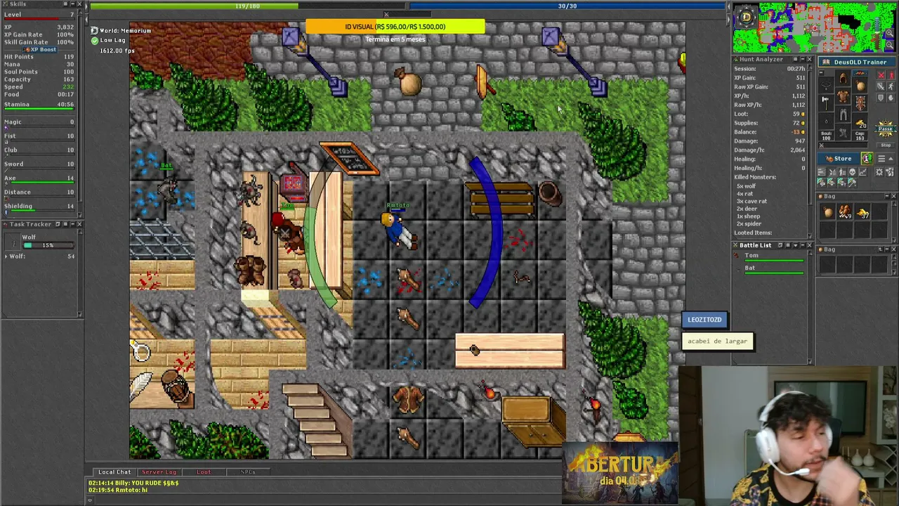 [DEUSOLD] CONHECENDO O FAMOSO TIBIA 7.4 | VAMOS POR MAIS