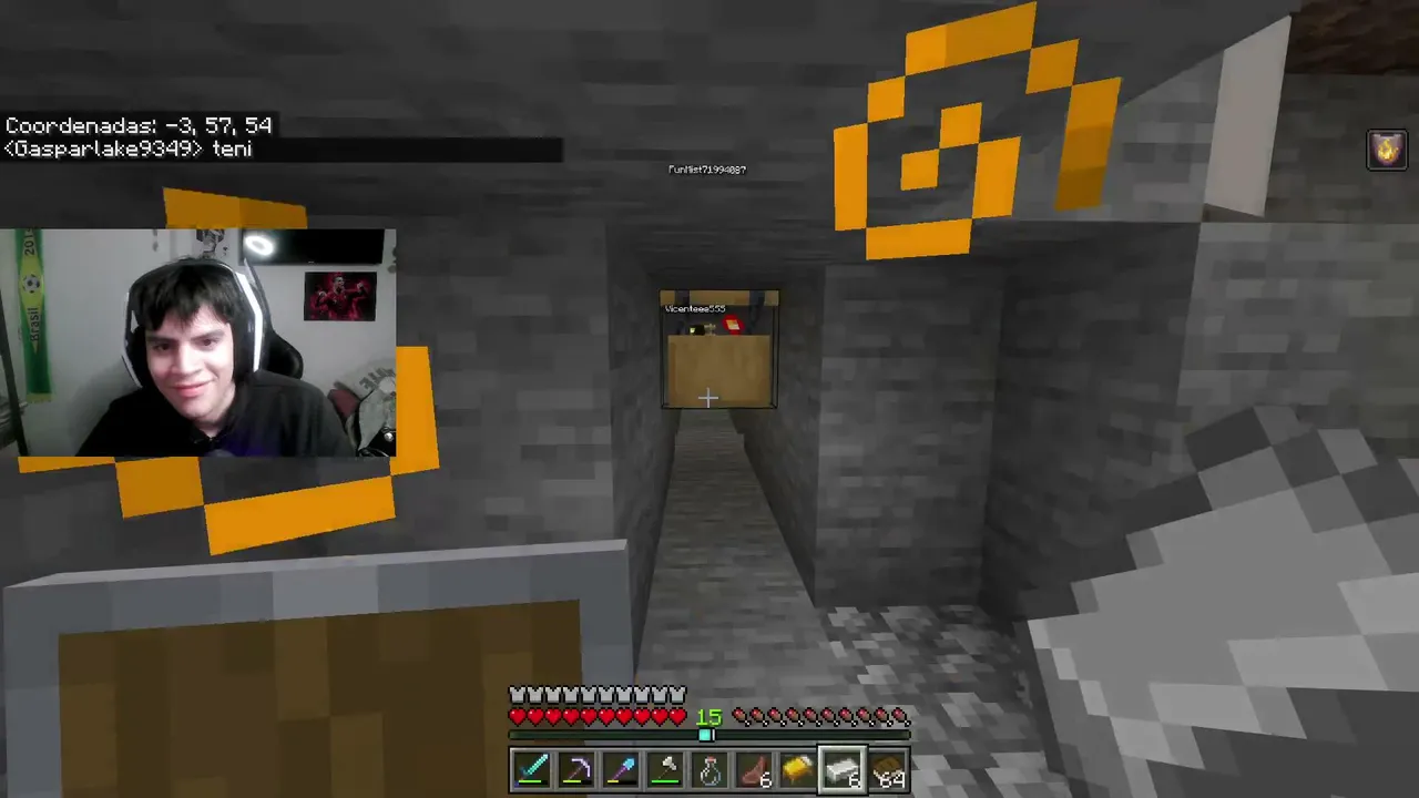 JUGANDO MINECRAFT EN SERVER CON LOS PIBADOSS