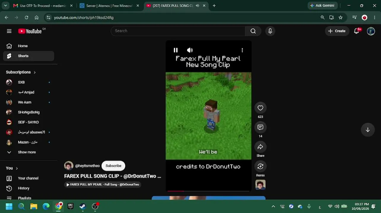 My first stream.