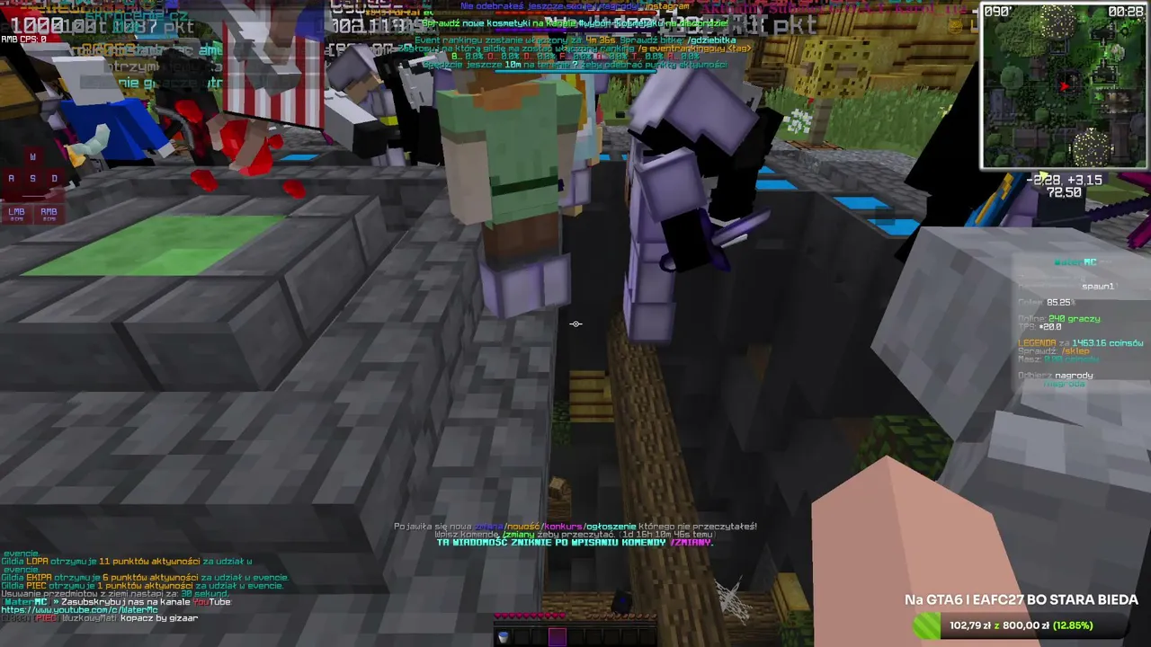 🤯[WATERMC.EU] Jaguary na klocach🤯
REKRU ON 
NAJWIĘKSZY G.O.A.T. Jaguaróf
🐐 FOLLOW @AKA_3minem 🐐
(!komendy)