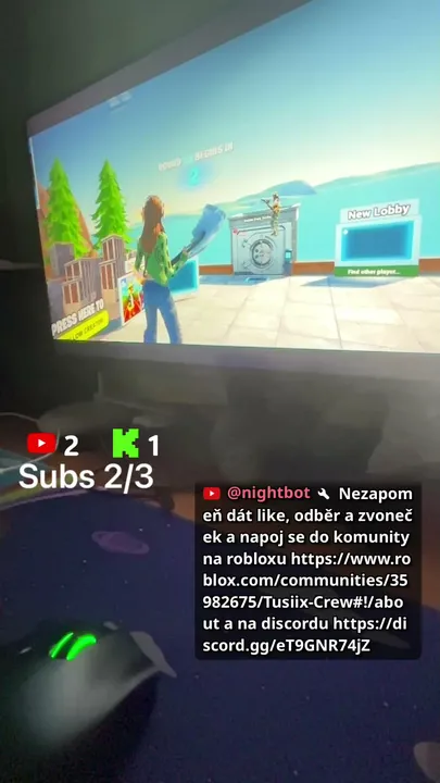 Roblox a Fortnite 👾 | 2/3 Sub goal🫢
