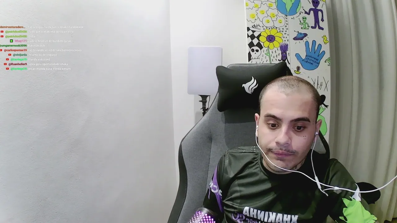 primeira live na kick