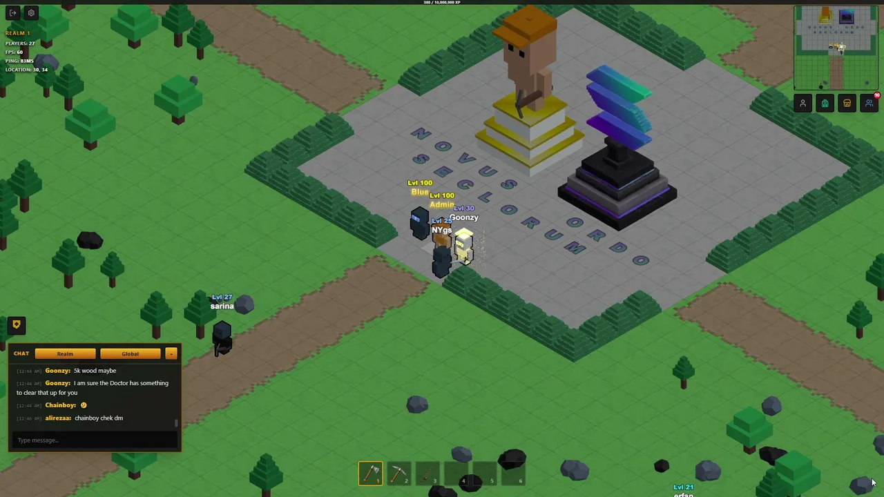 Chainera.fun Play to Earn Isometric MMO on Solana