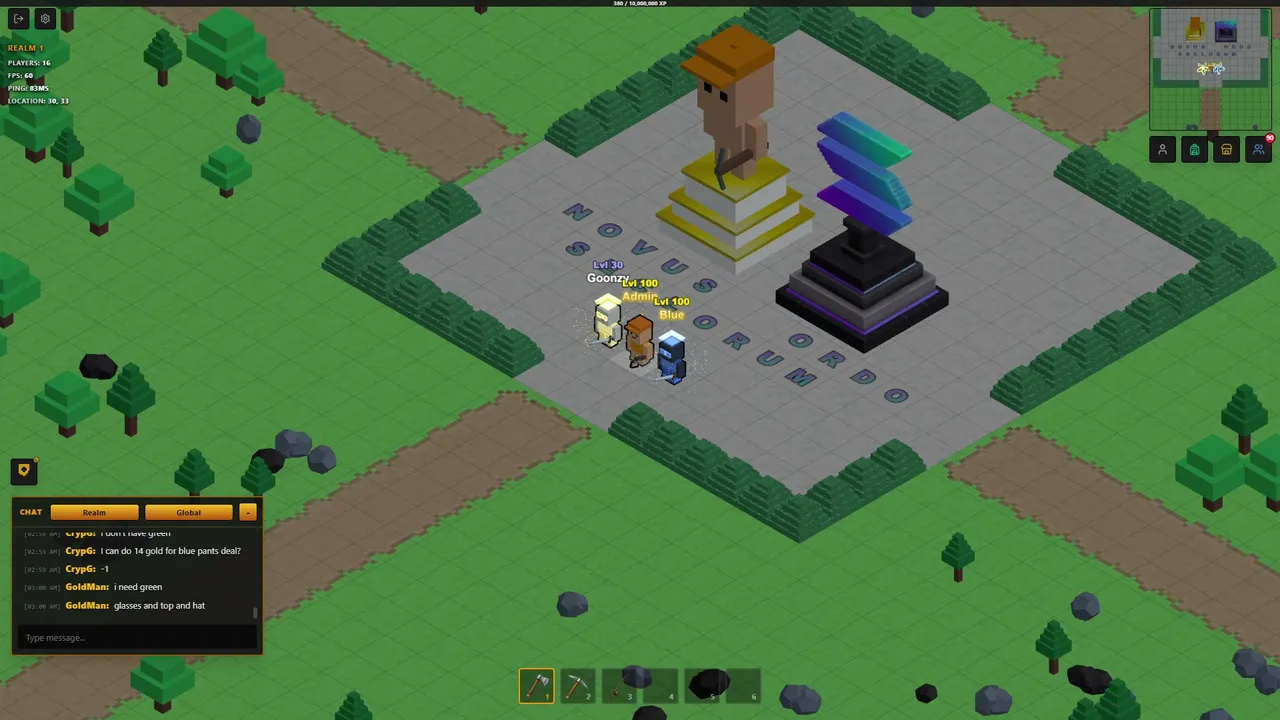 Chainera.fun Play to Earn Isometric MMO on Solana