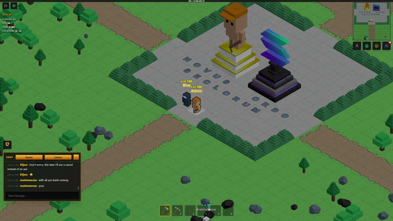 Chainera.fun Play to Earn Isometric MMO on Solana