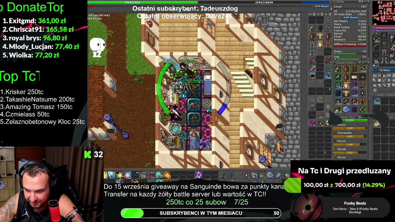 Tibia . Sanguine Bow lub wartosc w tc za pkt kanalu do 15 wrzesnia!!