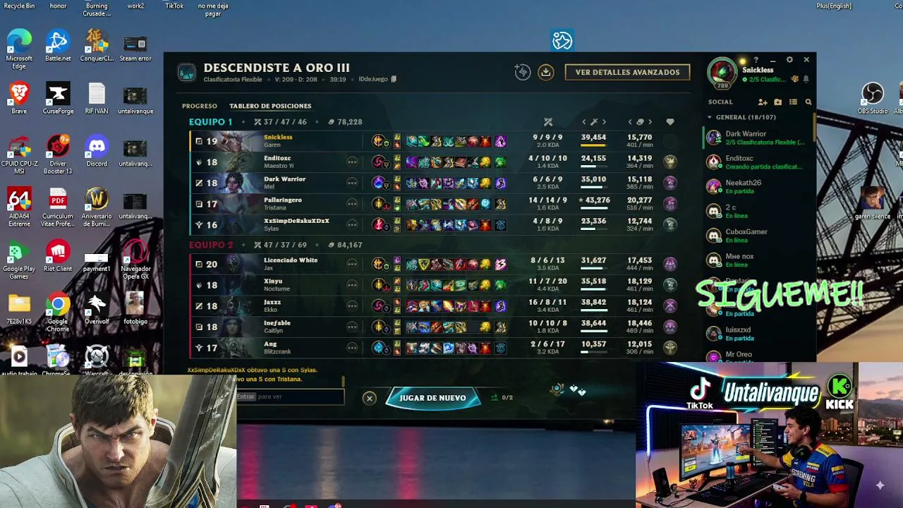 My first stream.