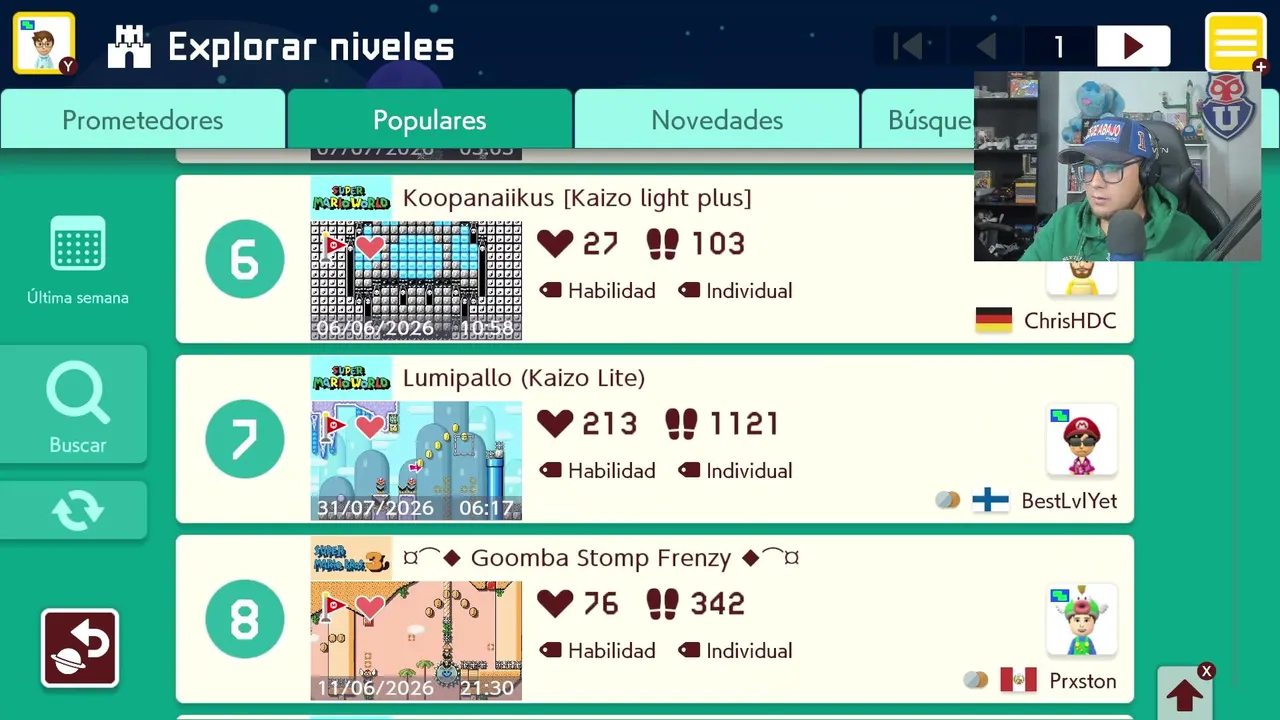 La u juega el domingo contra palestino / vozinha presentado en colo colo / Jugando Mario Kart con seguidores