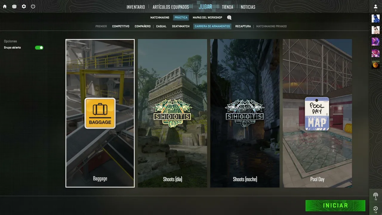 Jugando Cs2