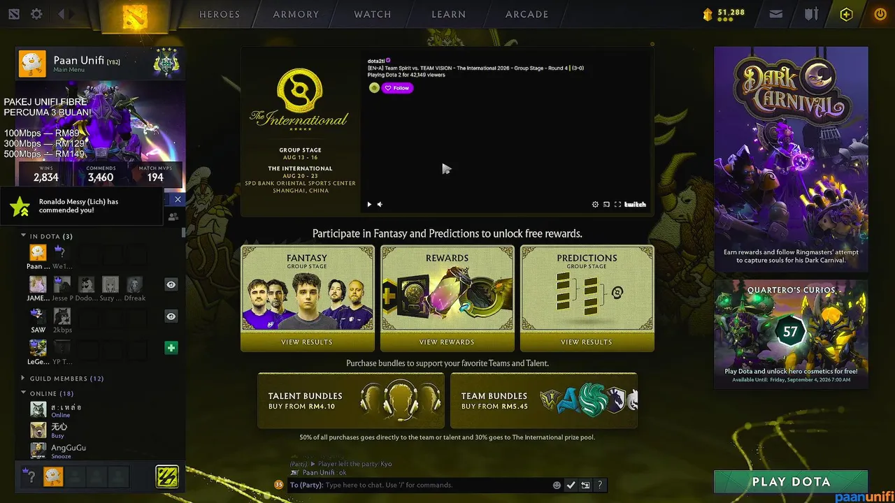 🔴 LIVE DOTA 2 HERALD GAMEPLAY | Live Now On TT: @paanunifi
ON Sound Alert and Media Share sociabuzz in bio.